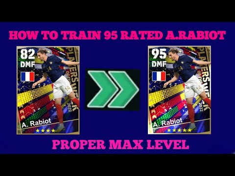 How To Train A. Rabiot  To Max Level In Efootball 23 Mobile