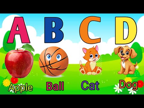 One two three, 1 to 100 counting, ABCD, A for Apple, 123 Numbers, learn to count, Alphabet a to z