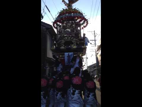 新湊曳山祭り2013【長徳寺】新湊西部中学校校歌