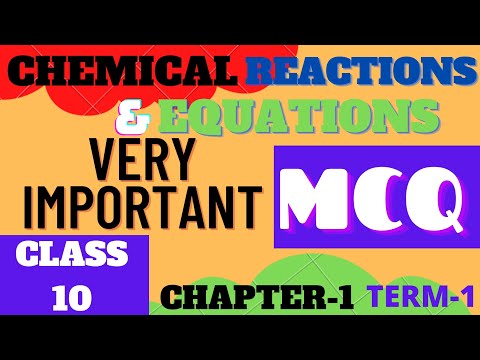 Chemical Reaction and Equation  MCQ | Cbse | Chemistry Class 10 Chapter 1 MCQ |  by Fraz Khan