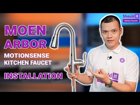 How to Install Moen Arbor MotionSense Faucet - Shouldit Kitchen Faucet Series