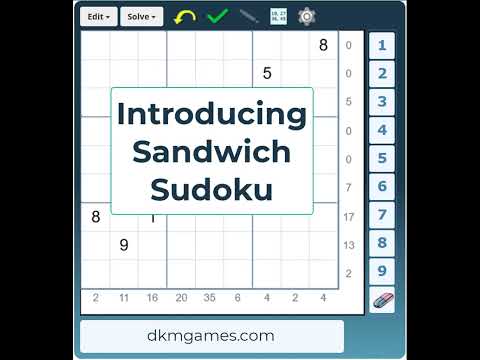 Introducing Sandwich Sudoku