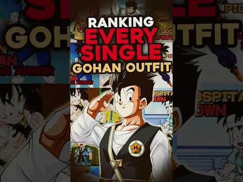 School Gohan = Best Design? 🤔