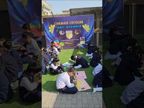 Art Olympia 🎨 🌟 Art Olympia 🎨 at Chenab Lyceum 🌟#chenablyceum #school