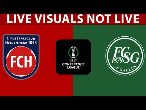 ⚽ 1. FC Heidenheim 1846 vs St. Gallen LIVE | UEFA Europa Conference League