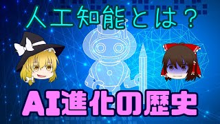 【ゆっくり解説／科学】人工知能とは？ AI進化の歴史（機械学習・ディープラーニング）