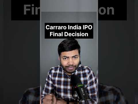 Carraro India IPO Final Decision | Latest IPO GMP #shorts #latestipo #ipo #ipoalert