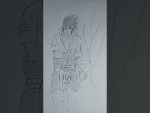 Sasuke uchiha drawing #naruto #anime #sketch