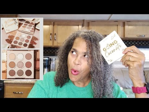 Vlogmas Day 15 | Colourpop Going Coconuts Palette | Swatch & Eye Look