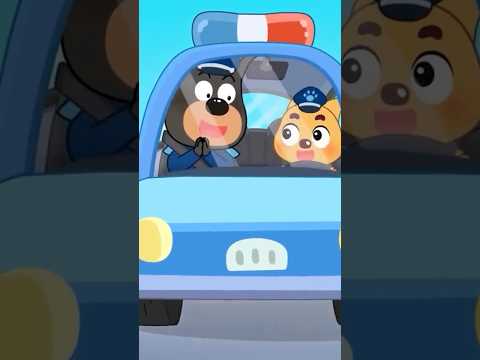 Police Officer Dodo Trying to Catch the Thief | Fun Kids Pretend Play #shorts