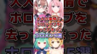 【ホロライブ】大人の事情でホロライブを去ってしまったメンバー#vtuber #ホロライブ#切り抜き