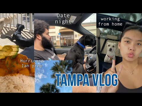 hurricane ian prep + getting back into a routine (living in Tampa vlog)