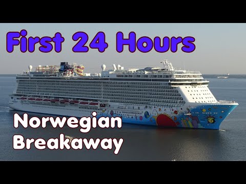 Norwegian Breakaway Cruise Ship First 24 Hours 🛳️