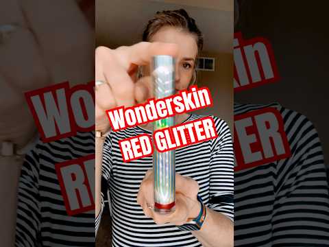 New Wonderskin Wonder Blading Top Gloss Red Glitter