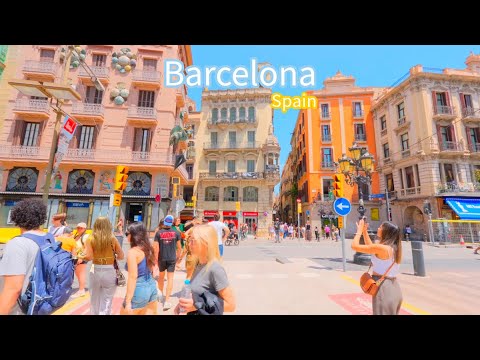 Barcelona, Spain 🇪🇸 - 4K-HDR Walking Tour (▶139min)