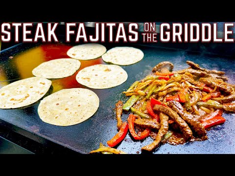 NEW GRIDDLE? YOU HAVE TO MAKE STEAK FAJITAS on your NEW GRIDDLE! EASY RECIPE with STEP-BY-STEP!