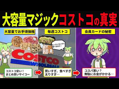 「コストコは大容量で安い！」→果たして本当にお得なのか？【ずんだもん解説】