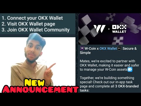 W-Coin New Announcement || Soon We Wil Get Airdrop || Collaboration With Okx Wallet || 3 Steps Easy