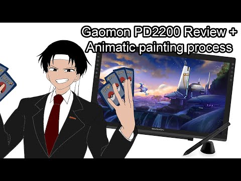 Gaomon PD2200 Review +  Dream shorts Animatic Drawing process