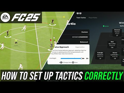 FC 25 - How To EASILY Set Up Tactics & Creating META Tactics (TUTORIAL)