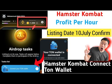 Hamster kombat new update || Connect Ton Wallet To Hamster Kombat