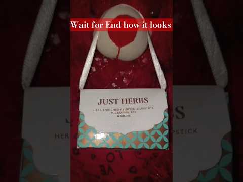 Just Herb Mini lipstick| Unboxing| lipstick Mini kit| #shorts #justherbs #minilipstick #viral #yt