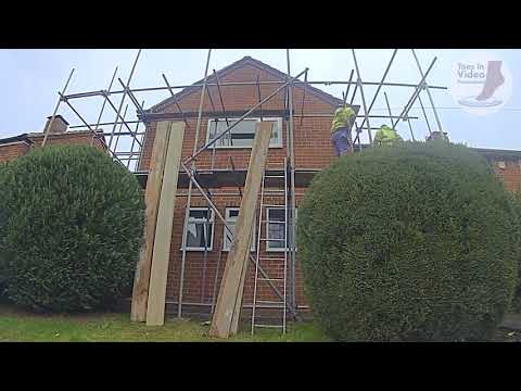 Scaffolding timelapse by Toes In Video Production