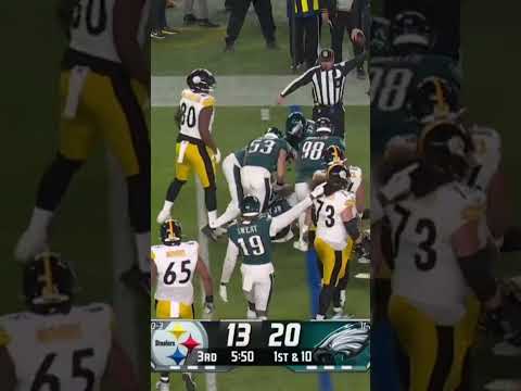 Darius Slay RECOVERS THE FUMBLED PITCH, EAGLES BALL!!!! 🦅🔥 Eagles vs Steelers Highlights