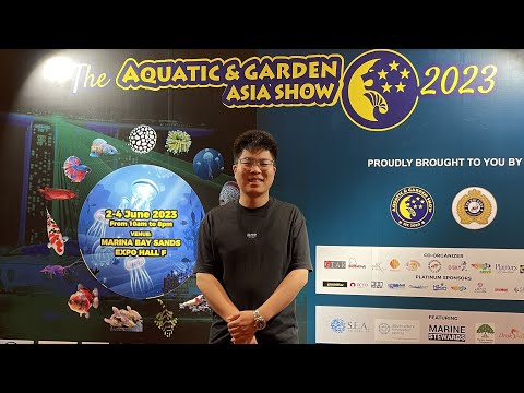 一起逛逛新加坡水族展，到处可见中国制造！注意看水族用品价格，可真不便宜！