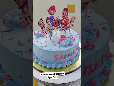 Customize kids cake kaisa lga 😃 #shorts #cake #cakedesign #dreamycakehouse #cakeartist