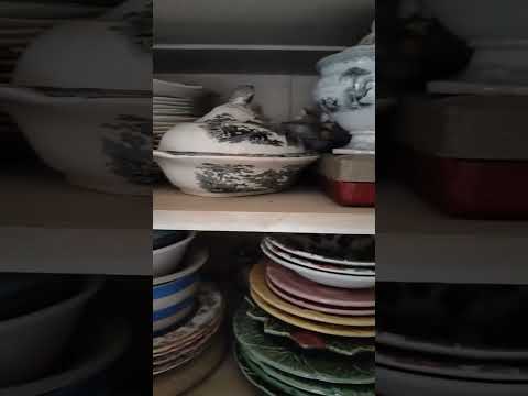 A teaser - tomorrow I'll show you the full contents of my china / house keepers cupboard. Whose in?