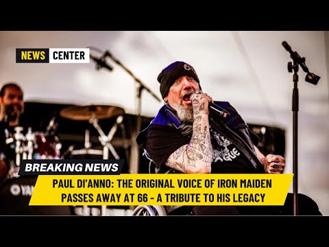 Paul Di'Anno: The Original Voice of Iron Maiden Passes Away at 66 - A Tribute to His Legacy