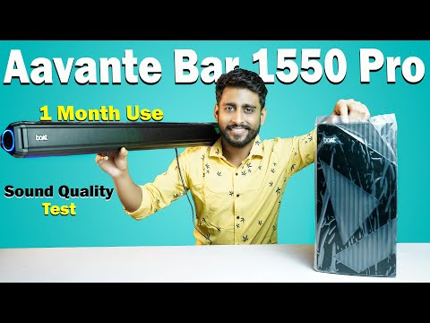 BoAt Aavante Bar 1550 Pro 160w Sound Quality Test