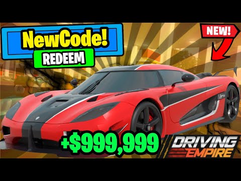 ALL NEW WORKING DRIVING EMPIRE CODES (Roblox Driving Empire Codes) *2022*