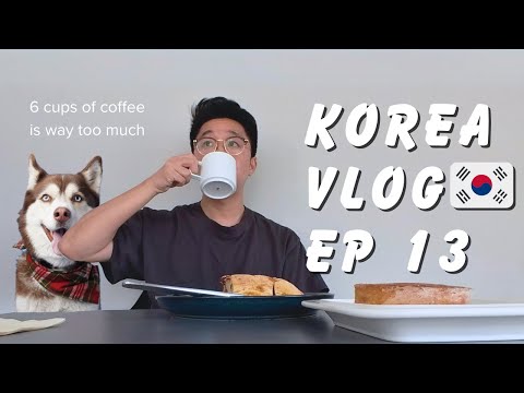 SEOUL VLOG | Cafe hopping in Hongdae and Pizza (6 local cafes)