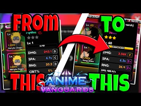 How To Easily Get Z+ Stats | Anime Vanguards