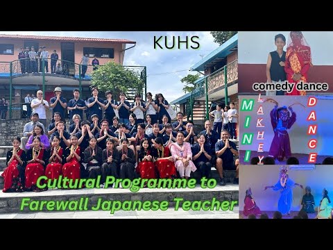 Small Cultural programme tở farewell Japanese Teachers || Japnese Dance in nepali language😱 |