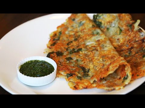 आलू प्याज़ का चीला, crispy and tasty aalu pyaj pancake, easy cheela recipe, potato pancake....