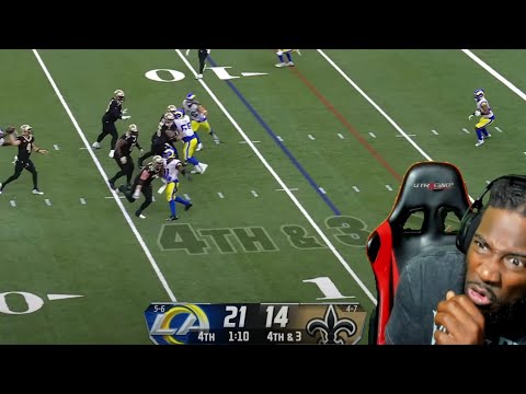 DEFENSE WINS GAMES! "Los Angeles Rams vs New Orleans Saints Game Highlights | Week 13" REACTION!