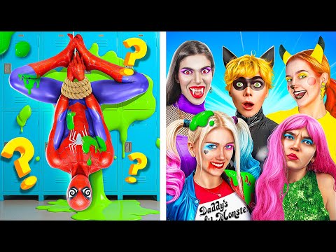 Who Murdered Superhero? Vampire Vs Pikachu Vs Harley Quinn Vs Mermaid!