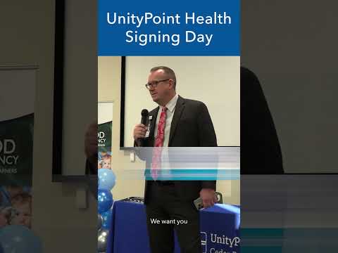 Local High School Students Sign with UnityPoint Health as Patient Care Techs #shorts