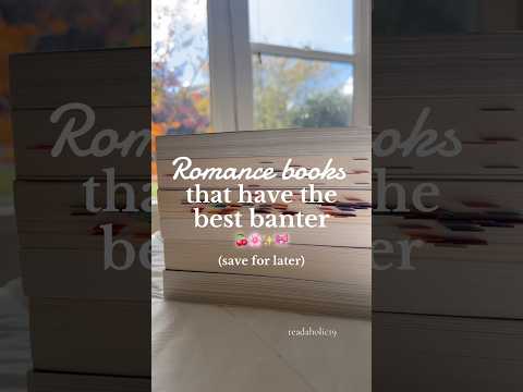 banter in books is the best #romancebooks #booktube #bookobsessed #booktube