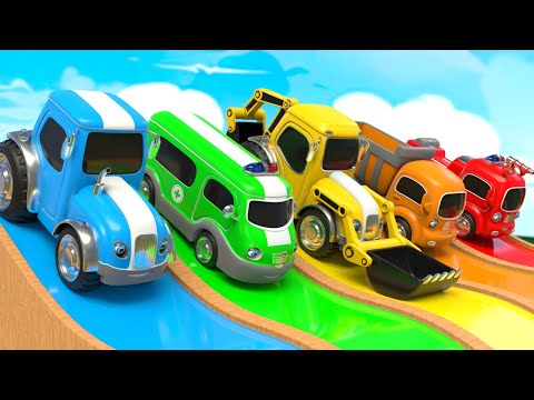 Bingo Song - Playing Egg Cartoon - Learn Color for kids with Street Vehicles - Kooxa Toys