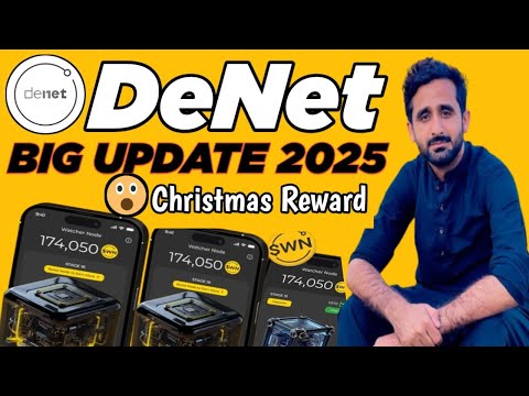 Denet airdrop Big Reward 🤑 | DeNet Christmas- Peaq Token Reward airdrop 2025