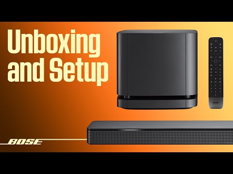 Bose Soundbar System Bundle – Unboxing and Setup