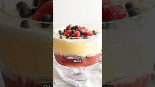 Easy trifle recipe, perfect Christmas dessert!