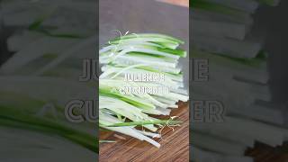 Learn to Julienne Cucumber in 20 Seconds!