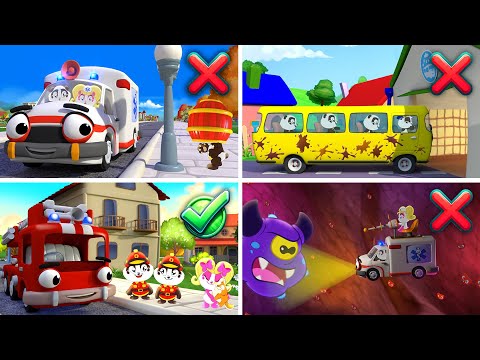 🚒👨‍🚒 Fun Rides and Rescues - Playful Nursery Rhymes and Kids Songs for Preschool Learning