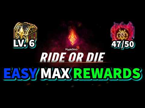 EASY MAX REWARDS + BOSS TIPS - Ride or Die In-Depth Guide Maplestory