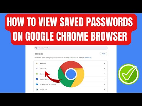 How To View Saved Password On Google Chrome Browser (2024) | Step by Step Guide